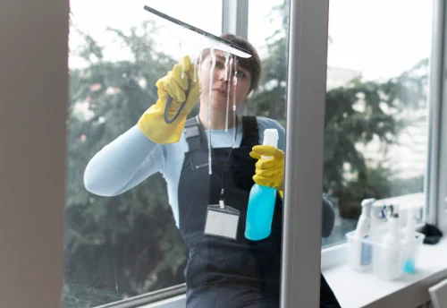 Nettoyage de vitres intérieures et extérieures à Aunou-le-Faucon